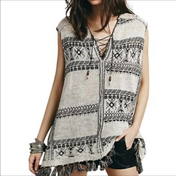 Free People festival blanket tunic size S - Picture 1 of 8